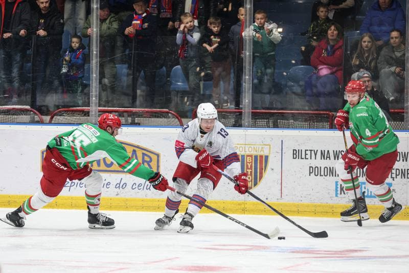 Ice Hockey. Tauron Hokej Liga. BS Polonia Bytom - Zaglebie Sosnowiec. 26.09.2025