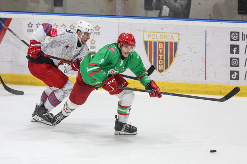 Ice Hockey. Tauron Hokej Liga. BS Polonia Bytom - Zaglebie Sosnowiec. 26.09.2025