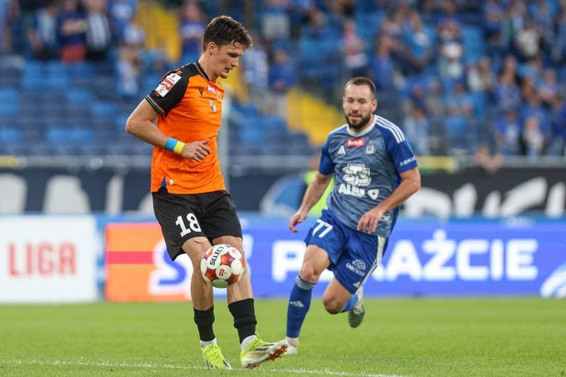 Football. Betclic I liga. Ruch Chorzow - Chrobry Glogow. 22.09.2025