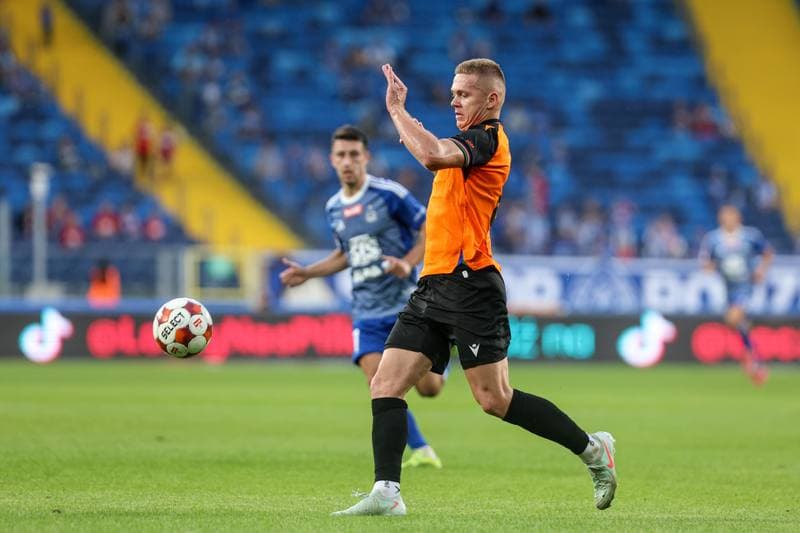Football. Betclic I liga. Ruch Chorzow - Chrobry Glogow. 22.09.2025