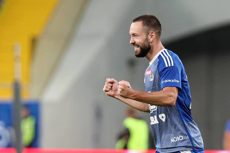 Football. Betclic I liga. Ruch Chorzow - Chrobry Glogow. 22.09.2025