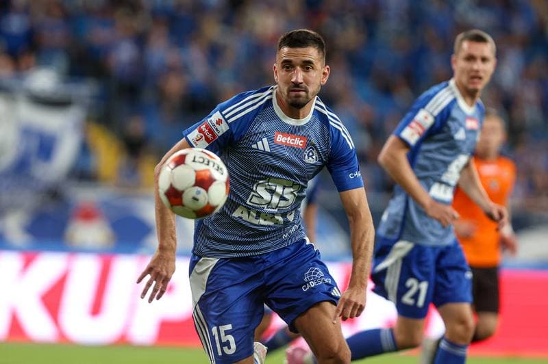 Football. Betclic I liga. Ruch Chorzow - Chrobry Glogow. 22.09.2025