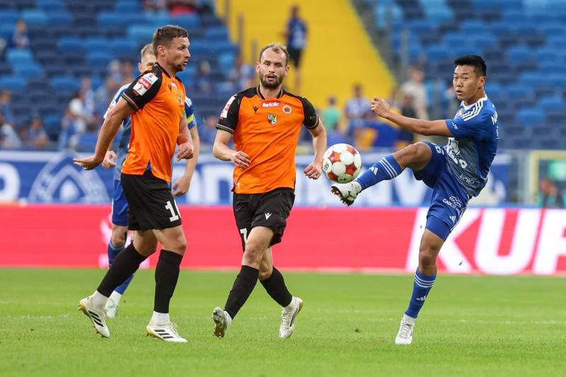 Football. Betclic I liga. Ruch Chorzow - Chrobry Glogow. 22.09.2025