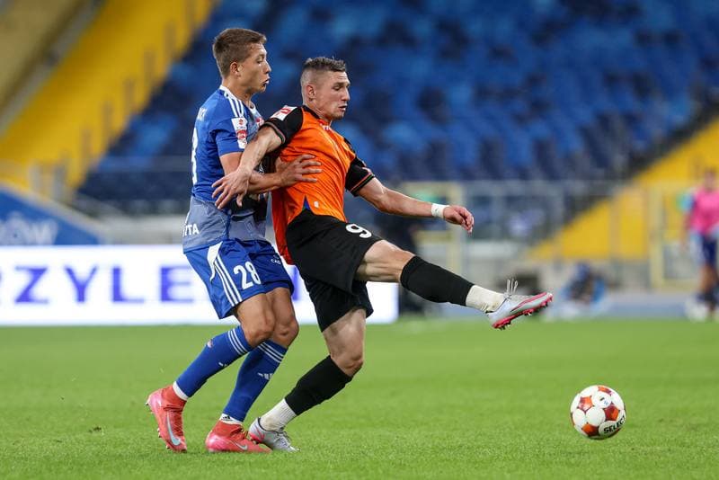 Football. Betclic I liga. Ruch Chorzow - Chrobry Glogow. 22.09.2025