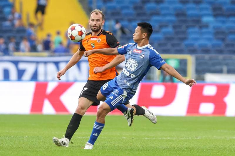 Football. Betclic I liga. Ruch Chorzow - Chrobry Glogow. 22.09.2025