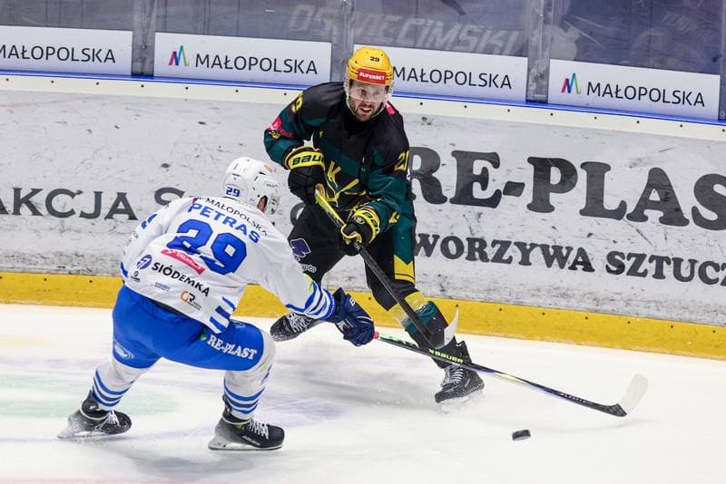 Ice Hockey. Tauron Hokej Liga. KS Unia Oswiecim - GKS Katowice. 23.09.2025