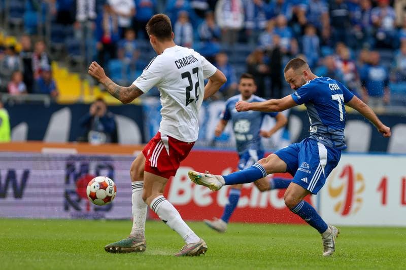Football. Betclic I liga. Ruch Chorzow - LKS Lodz. 14.09.2025