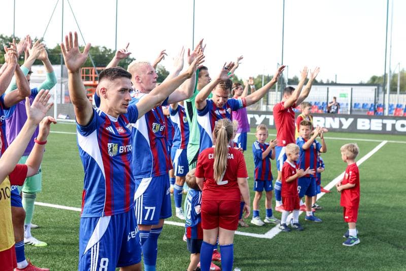 Football. Betclic I liga. Polonia Bytom - Wieczysta Krakow. 30.08.2025