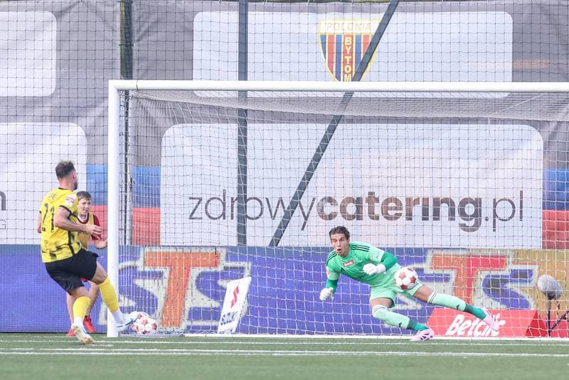 Football. Betclic I liga. Polonia Bytom - Wieczysta Krakow. 30.08.2025