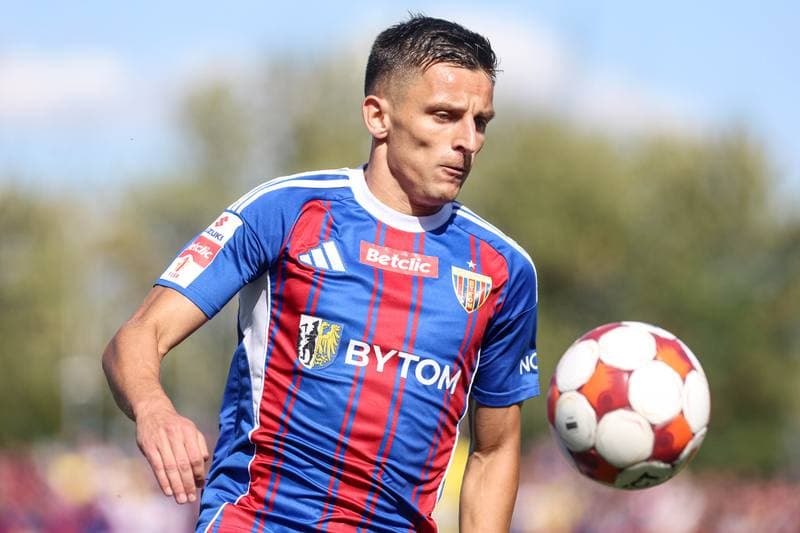 Football. Betclic I liga. Polonia Bytom - Wieczysta Krakow. 30.08.2025