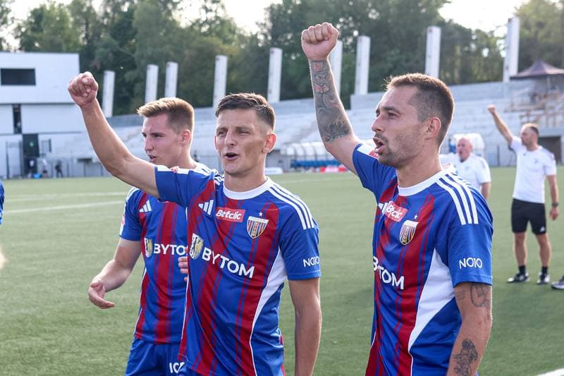 Football. Betclic I liga. Polonia Bytom - Wieczysta Krakow. 30.08.2025