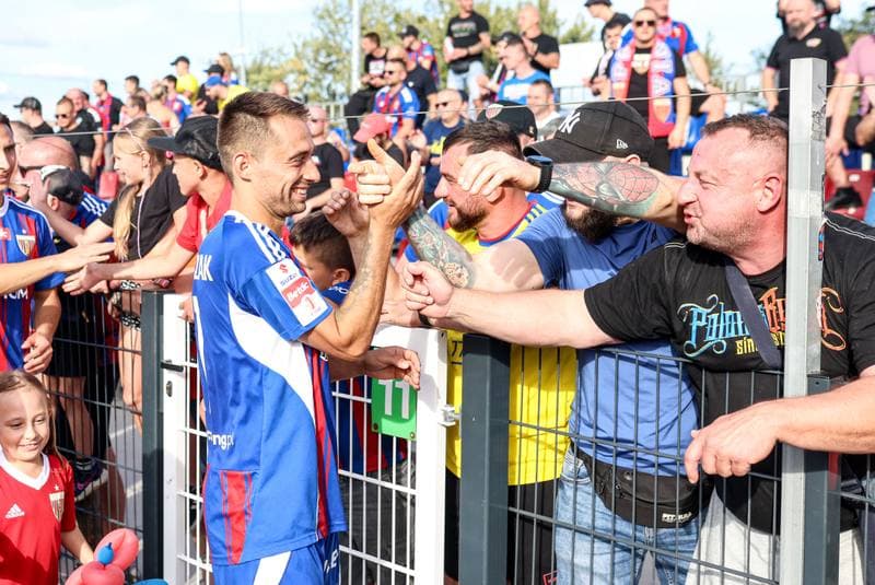 Football. Betclic I liga. Polonia Bytom - Wieczysta Krakow. 30.08.2025
