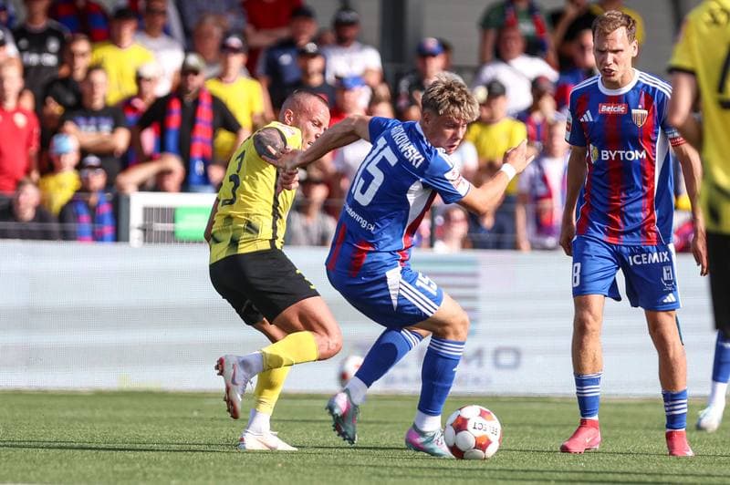 Football. Betclic I liga. Polonia Bytom - Wieczysta Krakow. 30.08.2025