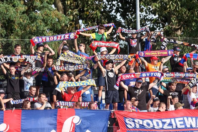 Football. Betclic I liga. Polonia Bytom - Wieczysta Krakow. 30.08.2025