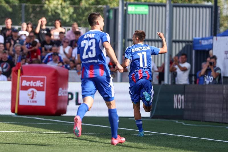 Football. Betclic I liga. Polonia Bytom - Wieczysta Krakow. 30.08.2025