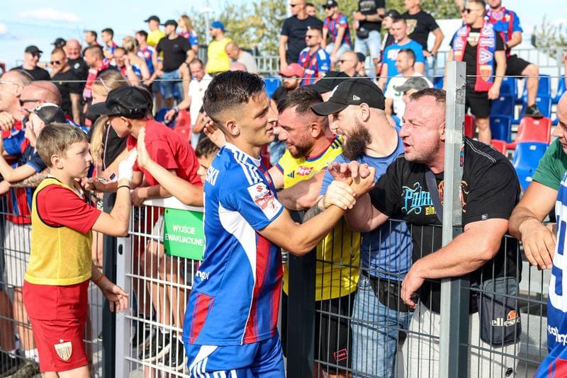 Football. Betclic I liga. Polonia Bytom - Wieczysta Krakow. 30.08.2025