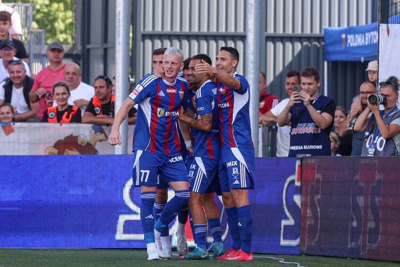 Football. Betclic I liga. Polonia Bytom - Wieczysta Krakow. 30.08.2025