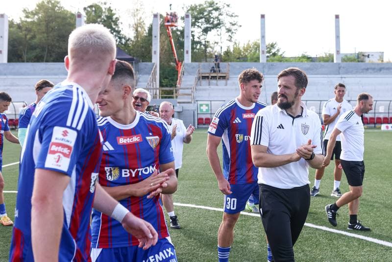 Football. Betclic I liga. Polonia Bytom - Wieczysta Krakow. 30.08.2025