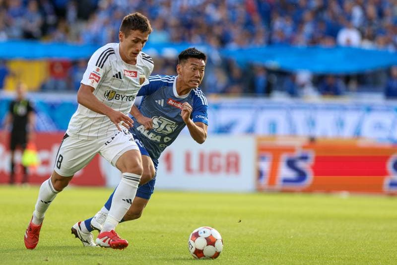 Football. Betclic I liga. Ruch Chorzow - Polonia Bytom. 24.08.2025