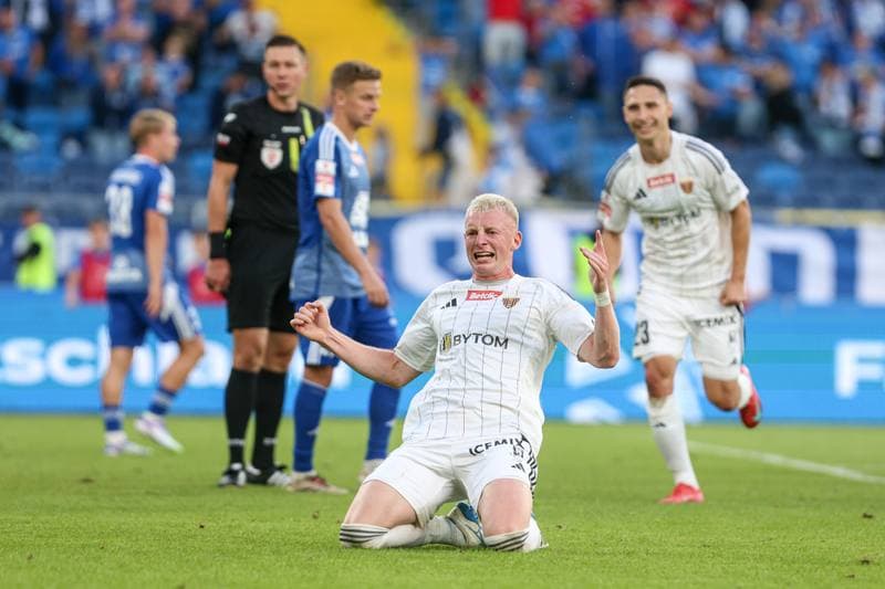 Football. Betclic I liga. Ruch Chorzow - Polonia Bytom. 24.08.2025