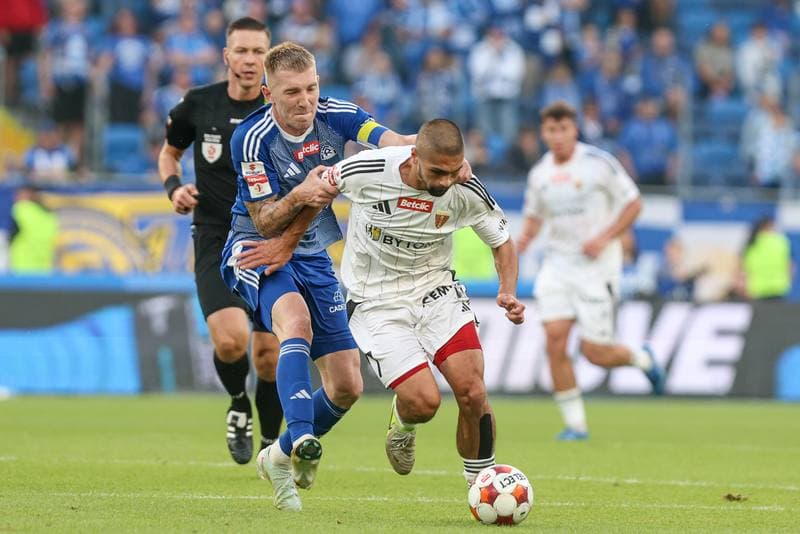 Football. Betclic I liga. Ruch Chorzow - Polonia Bytom. 24.08.2025