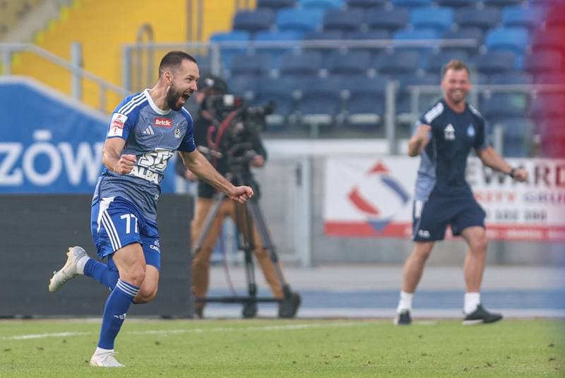 Football. Betclic I liga. Ruch Chorzow - Polonia Bytom. 24.08.2025