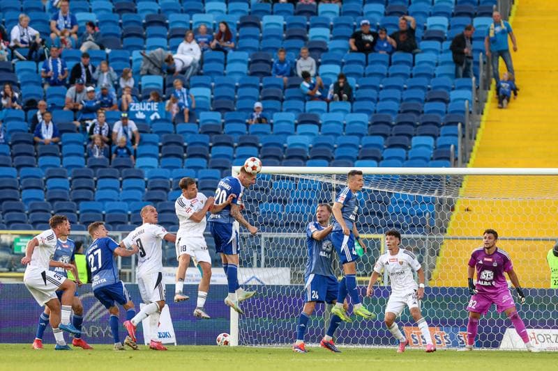 Football. Betclic I liga. Ruch Chorzow - Polonia Bytom. 24.08.2025
