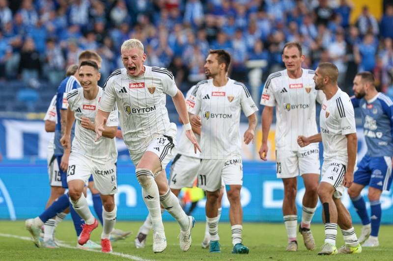 Football. Betclic I liga. Ruch Chorzow - Polonia Bytom. 24.08.2025
