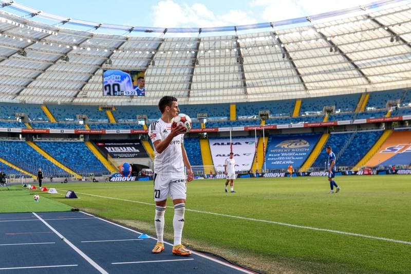 Football. Betclic I liga. Ruch Chorzow - Polonia Bytom. 24.08.2025