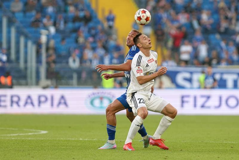 Football. Betclic I liga. Ruch Chorzow - Polonia Bytom. 24.08.2025