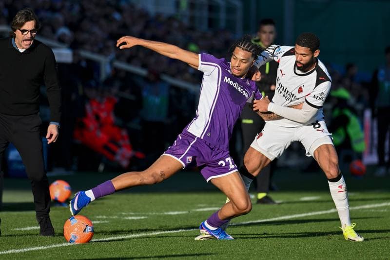 Football. Serie A. ACF Fiorentina - AC Milan. 11.01.2026