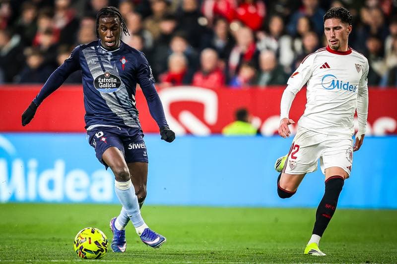 Football. La Liga. Sevilla - RC Celta. 12.01.2026