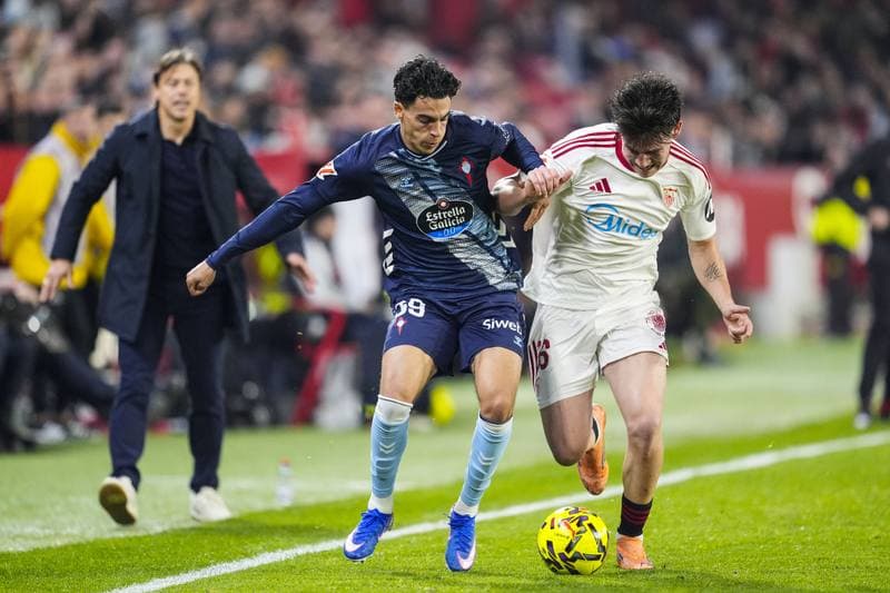 Football. La Liga. Sevilla - RC Celta. 12.01.2026