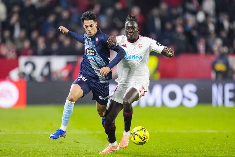 Football. La Liga. Sevilla - RC Celta. 12.01.2026