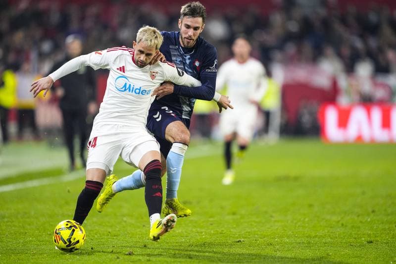 Football. La Liga. Sevilla - RC Celta. 12.01.2026