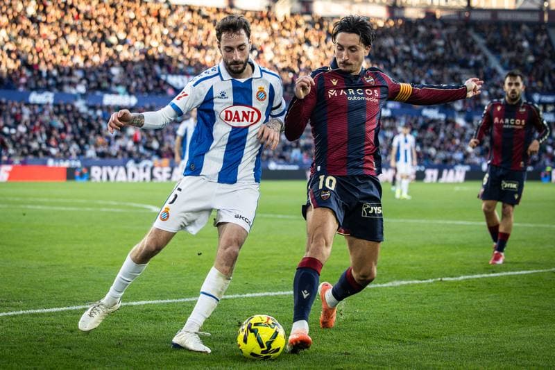 Football. La Liga. Levante UD - RCD Espanyol. 11.01.2026