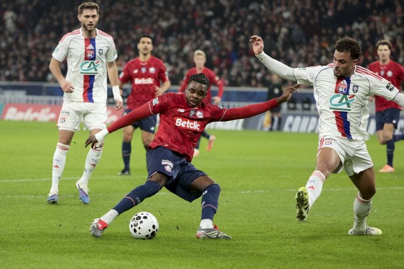 Football. French Cup. Lille - Lyon. 11.01.2026