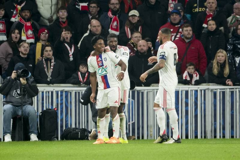 Football. French Cup. Lille - Lyon. 11.01.2026