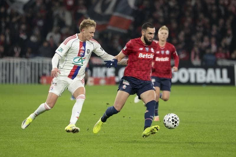 Football. French Cup. Lille - Lyon. 11.01.2026