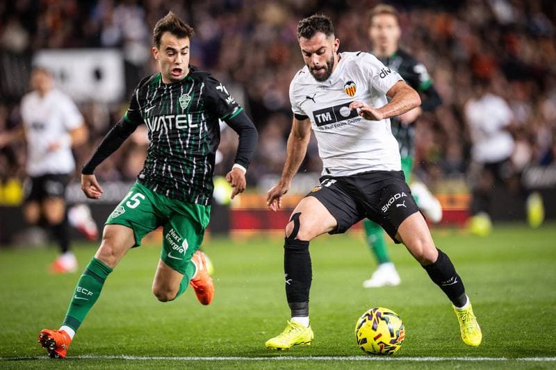 Football. La Liga. Valencia - Elche. 10.01.2026