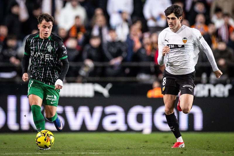 Football. La Liga. Valencia - Elche. 10.01.2026