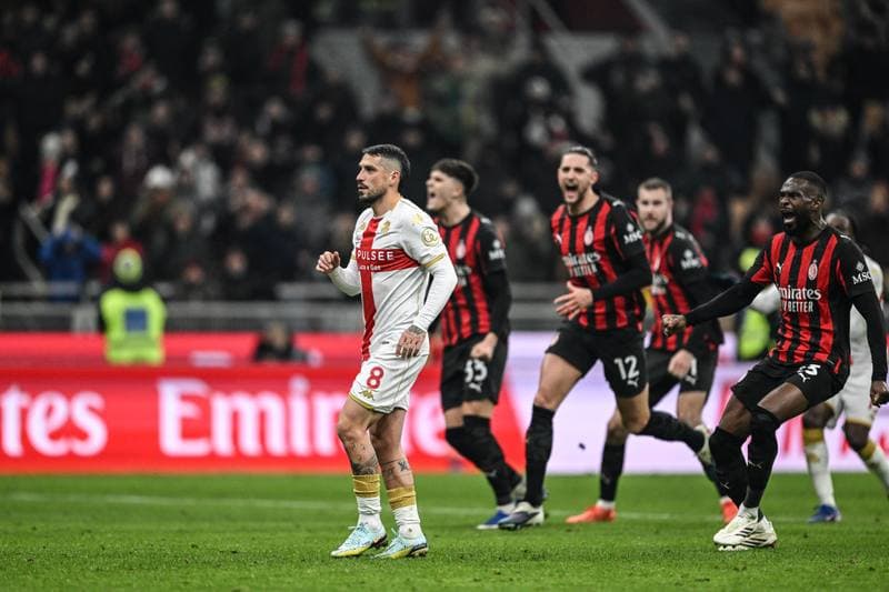 Football. Serie A. AC Milan - Genoa CFC. 08.01.2026