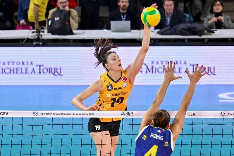 Volleyball. CEV Champions League Women. Savino Del Bene Scandicci - VakifBank Istanbul. 08.01.2026