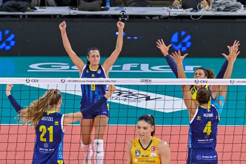 Volleyball. CEV Champions League Women. Savino Del Bene Scandicci - VakifBank Istanbul. 08.01.2026