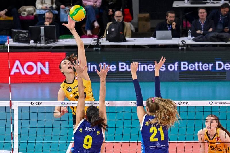 Volleyball. CEV Champions League Women. Savino Del Bene Scandicci - VakifBank Istanbul. 08.01.2026