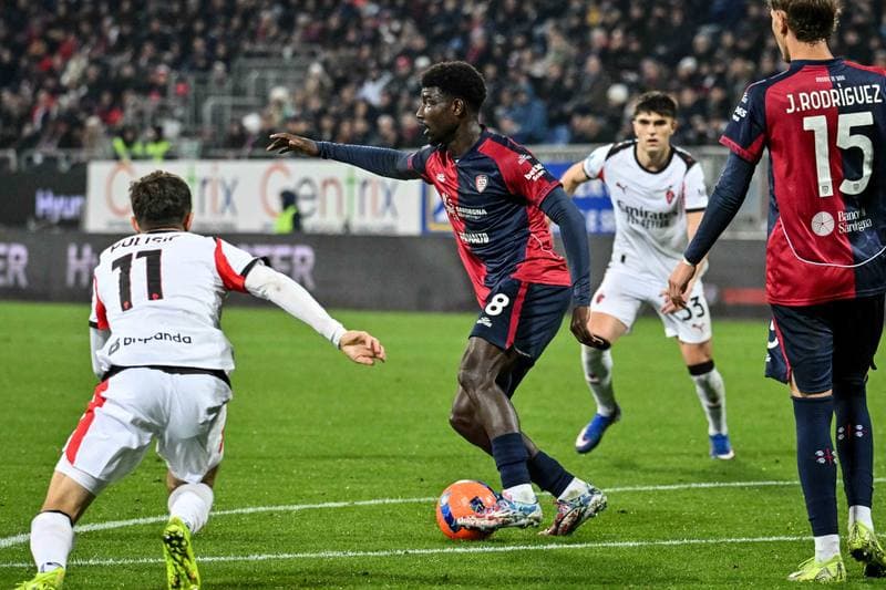 Football. Serie A. Cagliari Calcio - AC Milan. 02.01.2026