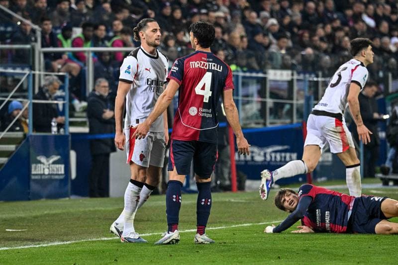 Football. Serie A. Cagliari Calcio - AC Milan. 02.01.2026