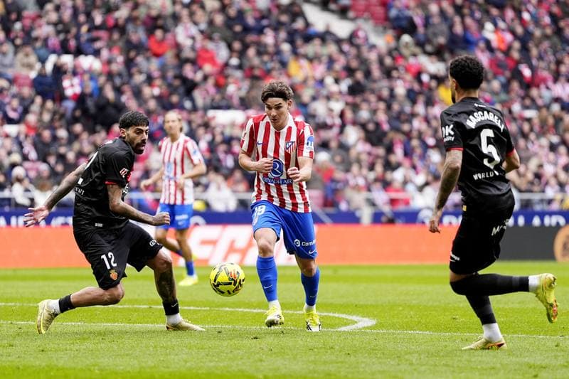 Football. La Liga. Atletico Madrid - RCD Mallorca. 25.01.2026