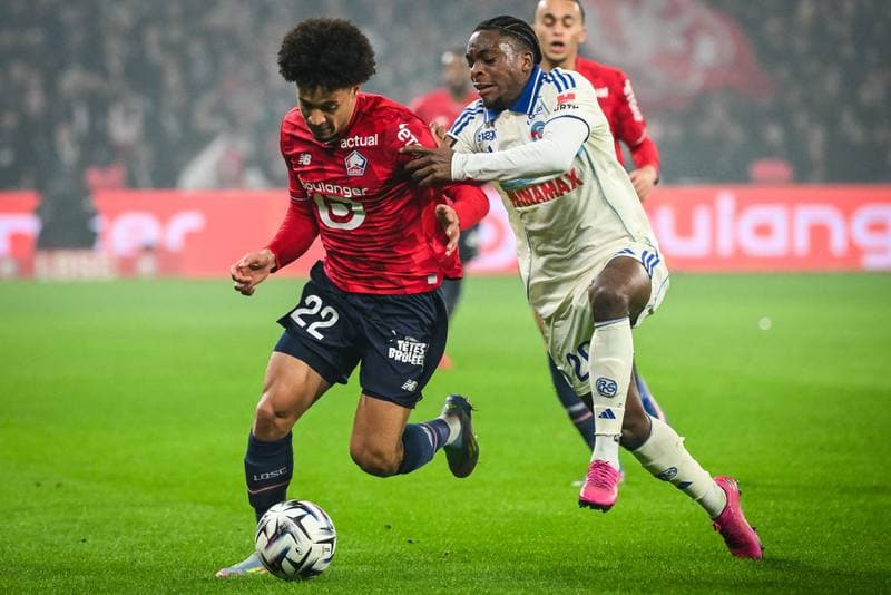 Football. Ligue 1. Lille - Strasbourg. 25.01.2026