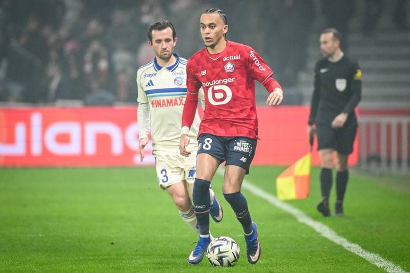 Football. Ligue 1. Lille - Strasbourg. 25.01.2026